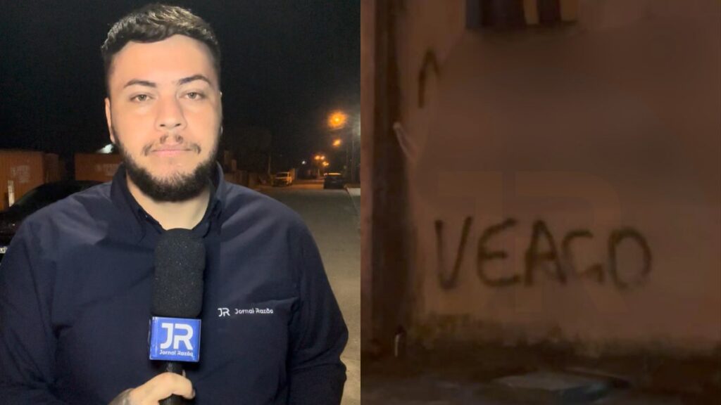 homem chama a PMSC após ex-mulher pichar o muro da casa dele em Itapema