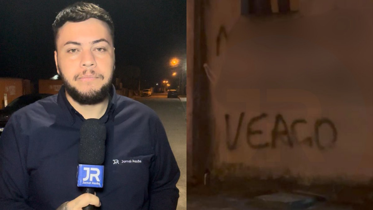 homem chama a PMSC após ex-mulher pichar o muro da casa dele em Itapema