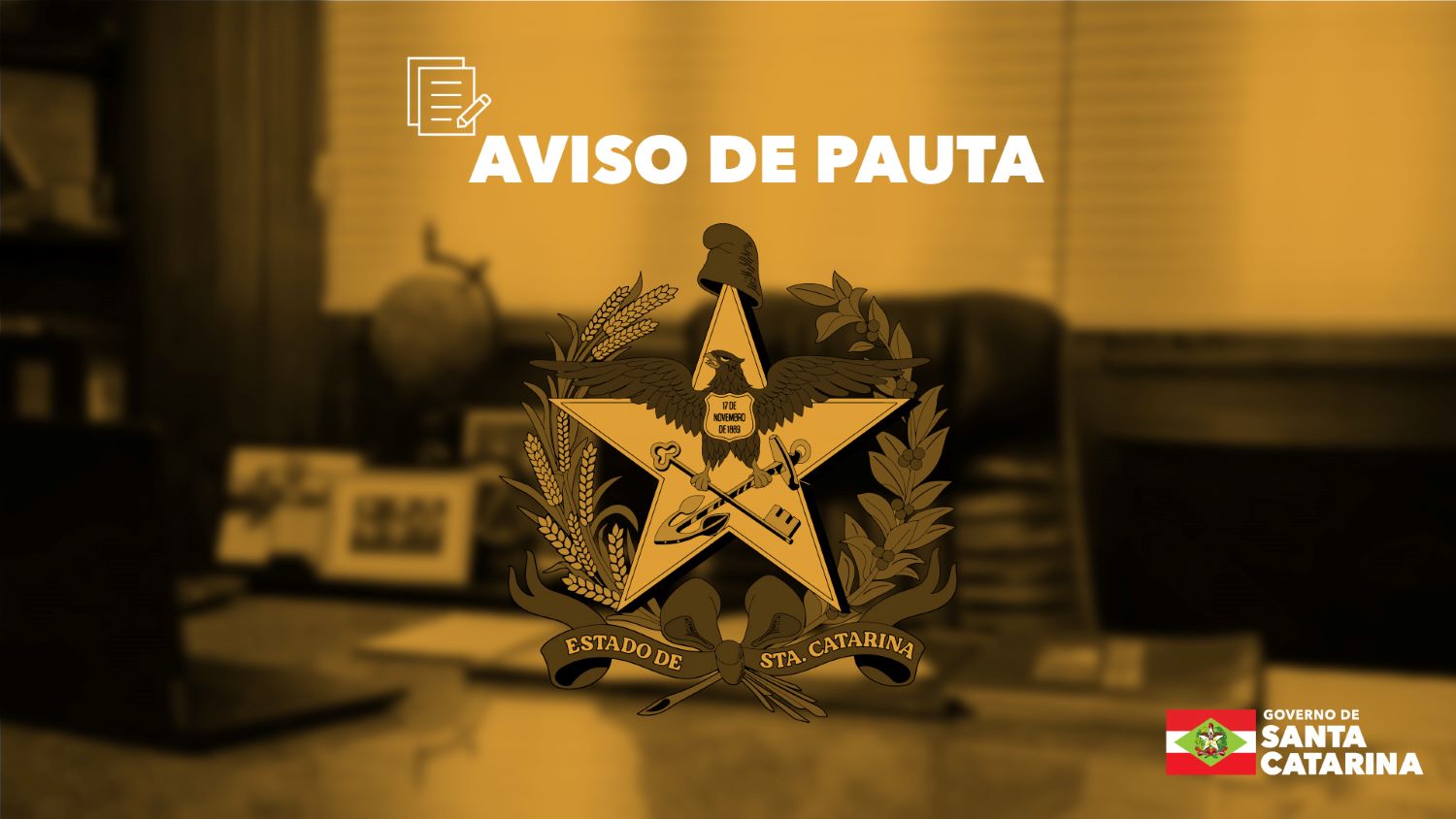 AVISO DE PAUTA: governador Jorginho Mello participa da formatura dos policiais militares do Serviço Militar Estadual Temporário