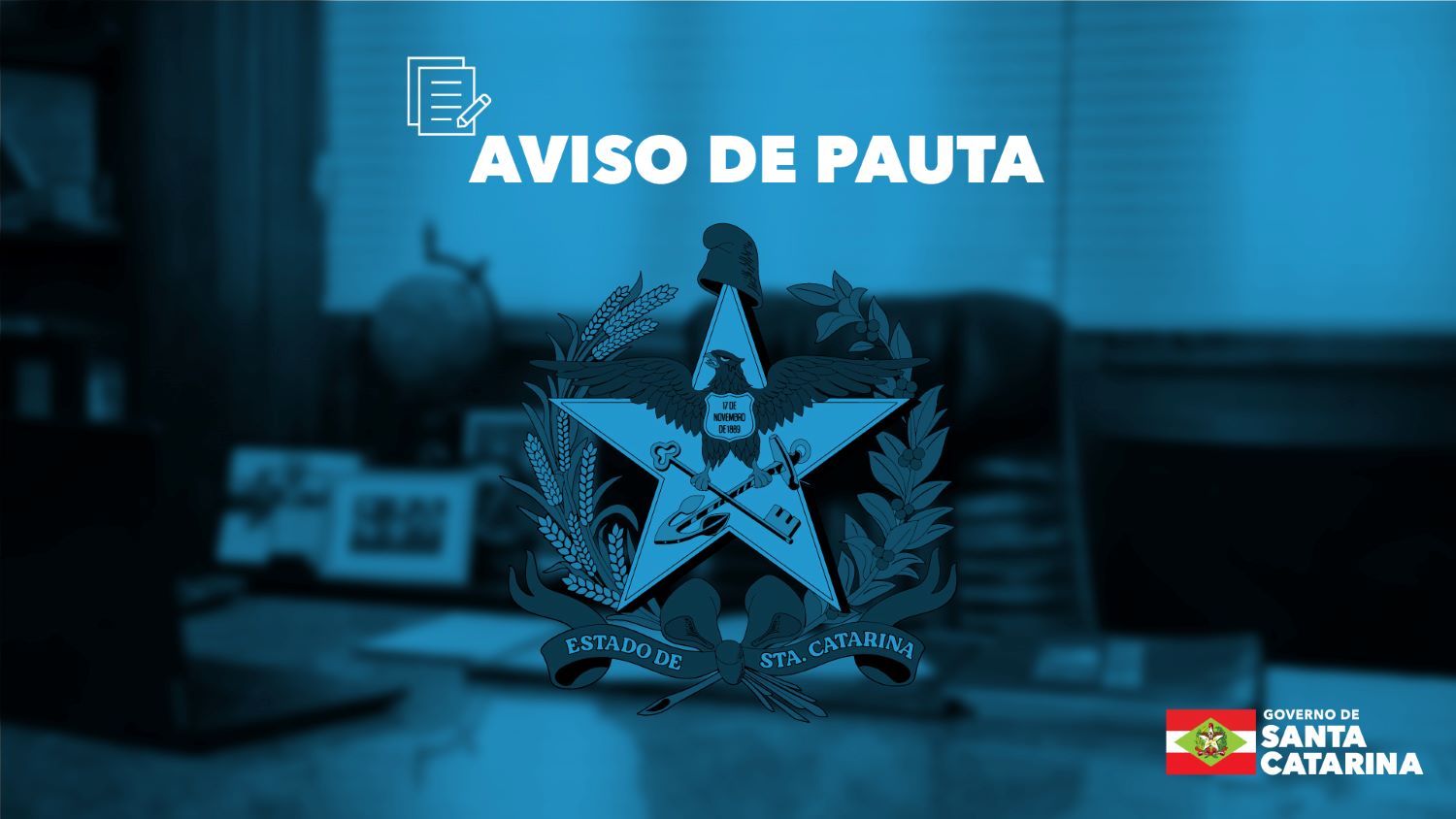 AVISO DE PAUTA: governador participa da 49ª Romaria em Honra a Nossa Senhora Aparecida em Campos Novos