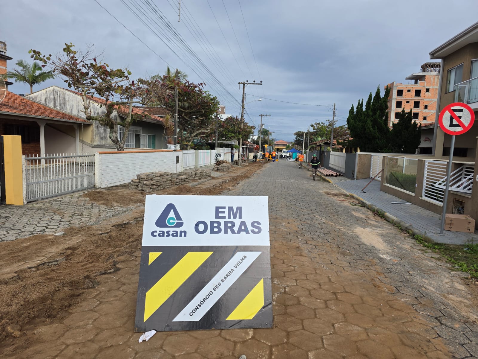 Casan instalou metade das Caixas de Inspeção do SES Barra Velha