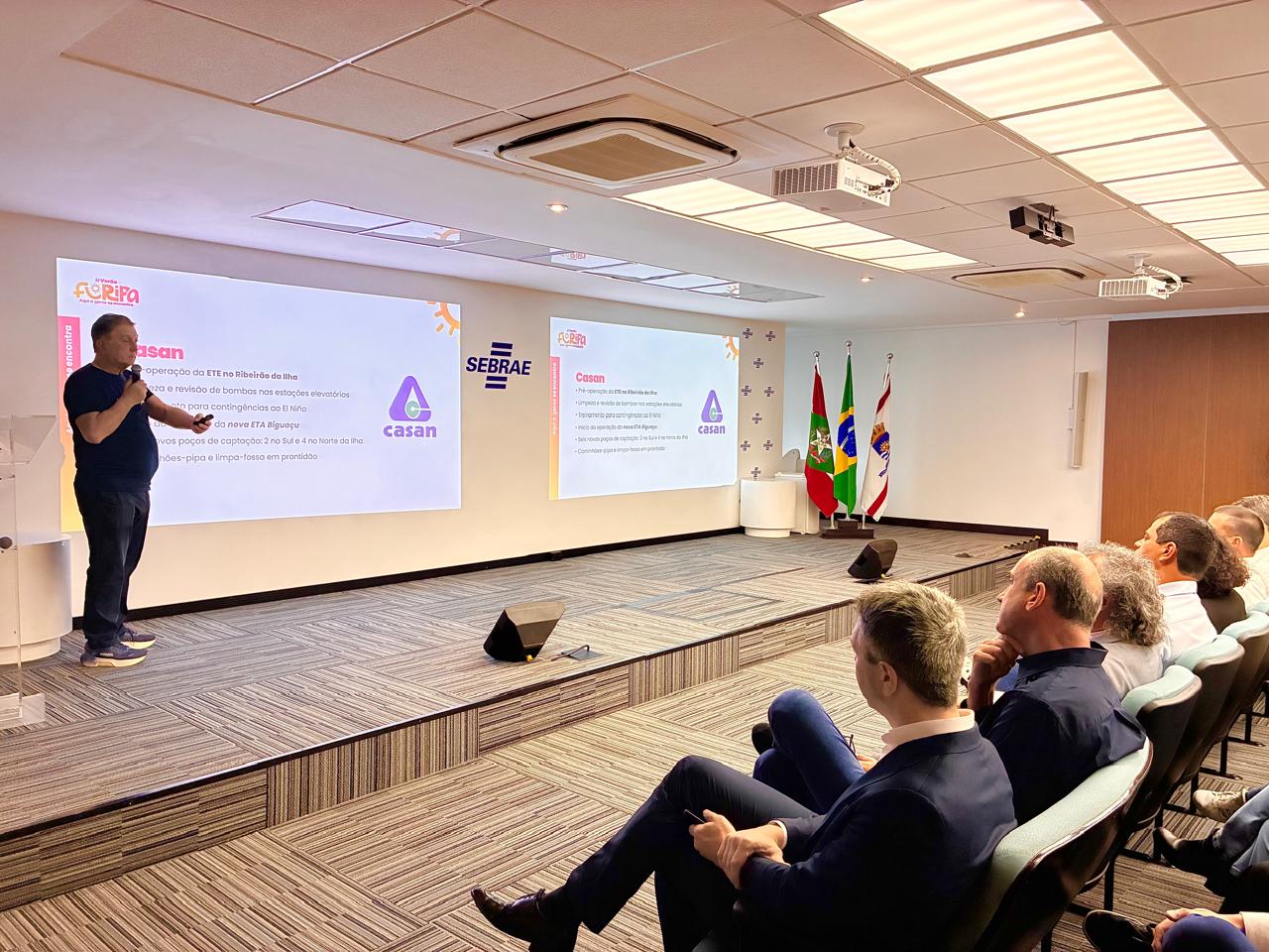 Casan participa do lançamento da Operação Verão 2026/2027 de Florianópolis