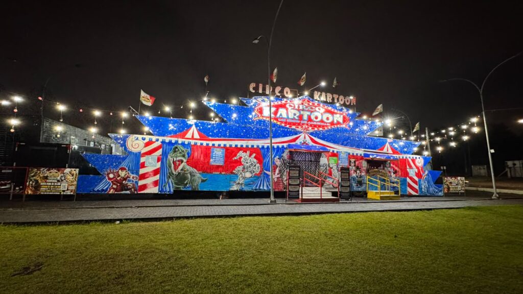 Circo Kartoon estreia em Joinville nesta sexta-feira