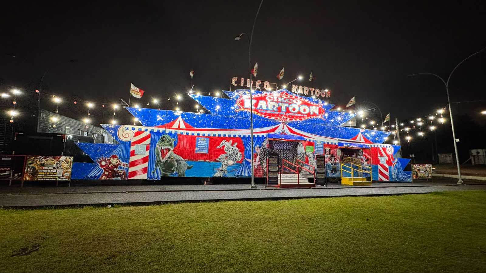 Circo Kartoon estreia em Joinville nesta sexta-feira