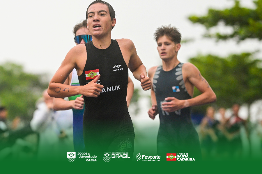 Com 12 medalhas de ouro, Santa Catarina se mantém em 2º lugar nos Jogos da Juventude