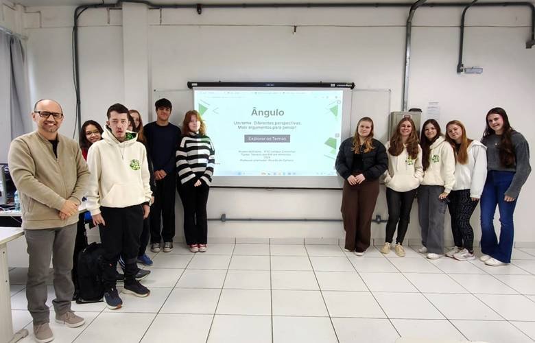 Estudantes do IFSC de Canoinhas criam projeto interativo para combater a desinformação
