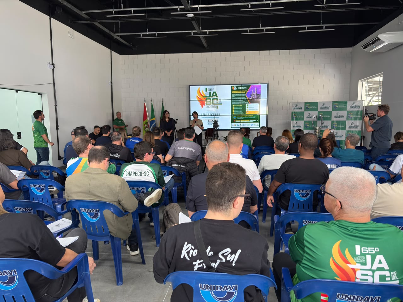 Fesporte realiza congresso técnico dos Jasc em Rio do Sul