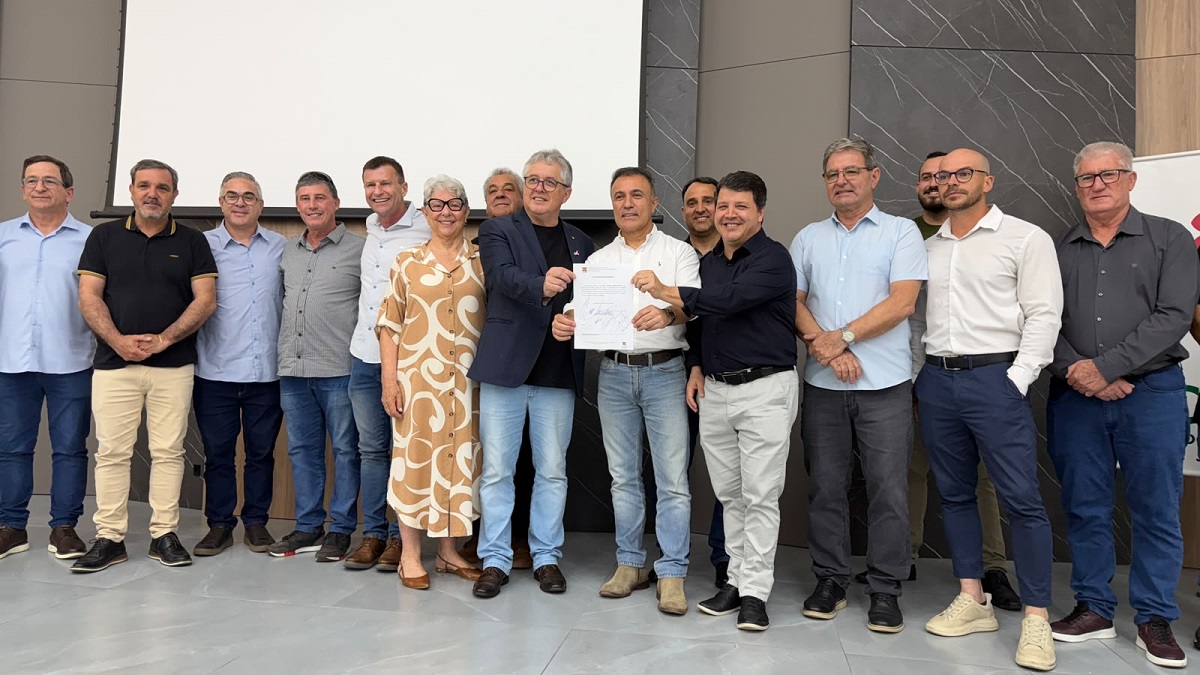 Ato de assinatura Ordem de Serviço SC-108 Jacinto Machado