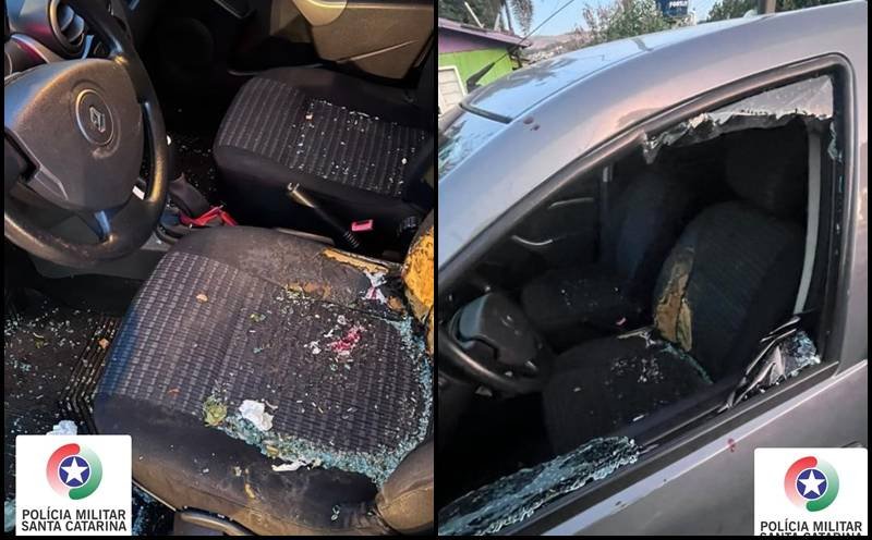 Homem espanca ex-companheira, tenta atear fogo em carro e atropelar testemunha em SC