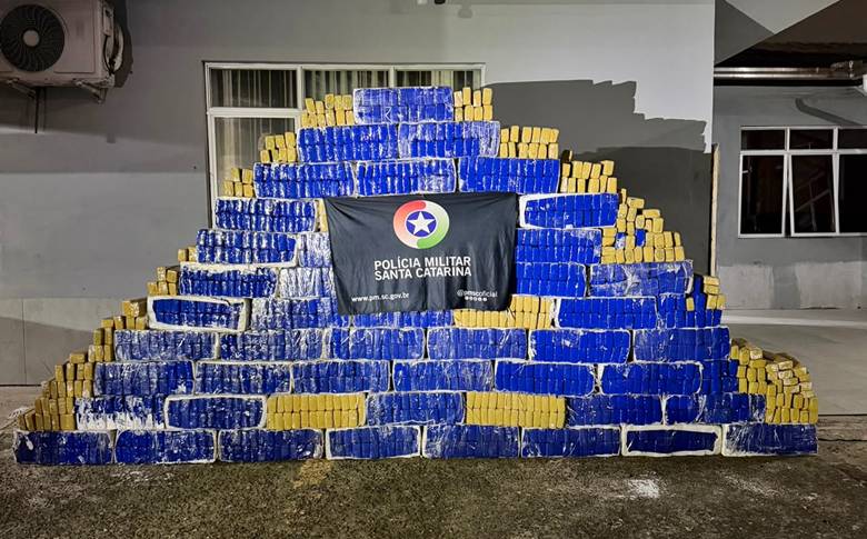Operação apreende 1,4 tonelada de maconha em SC; seis homens foram presos