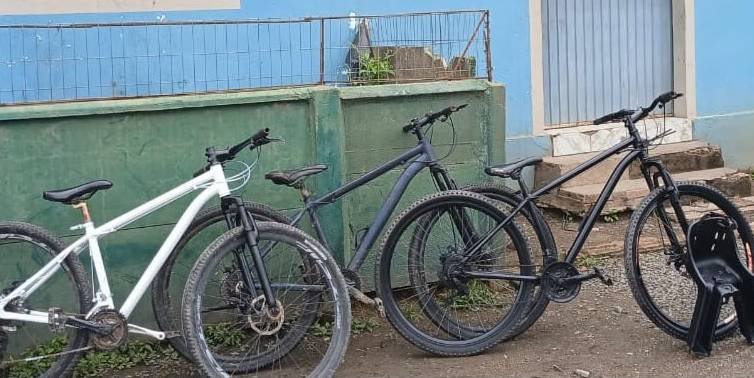 PM recupera bicicleta furtada e apreende outras duas em Três Barras
