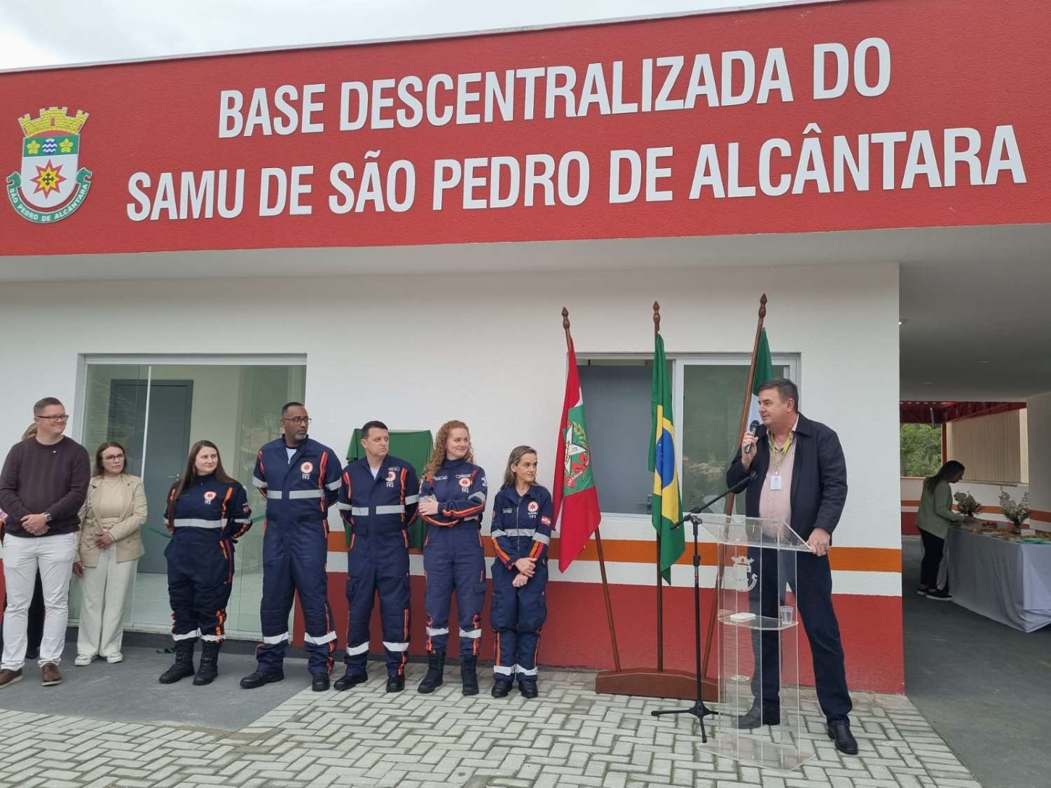 Samu amplia atendimento de urgência com nova base e ambulância em São Pedro de Alcântara