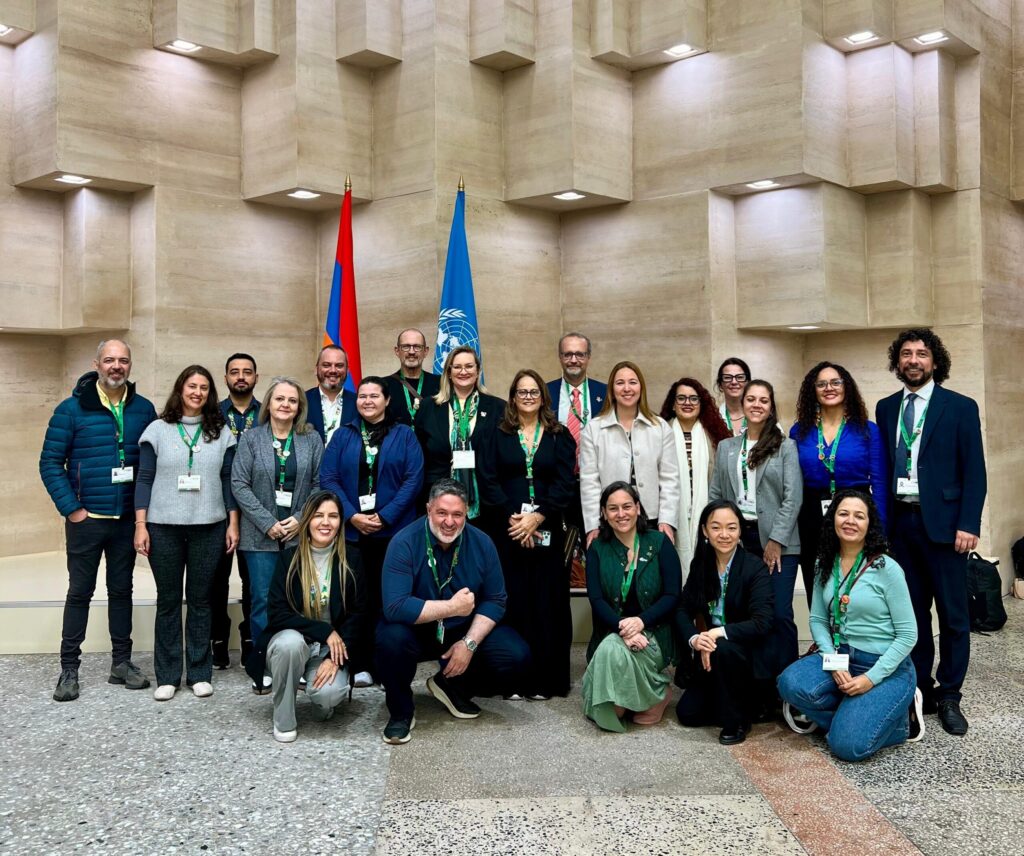 Servidora do IMA representa expertise técnica de Santa Catarina em debate sobre biodiversidade na COP 17, na Armênia