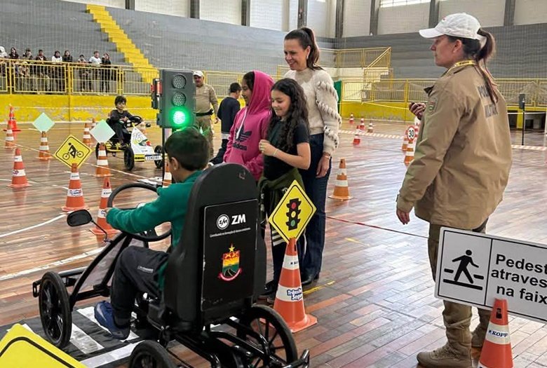 Três Barras recebe ações da Rede de Educação para o Trânsito